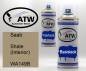 Preview: Saab, Shale (Interior), WA149B: 400ml Sprühdose + 400ml Klarlack - Set, von ATW Autoteile West.